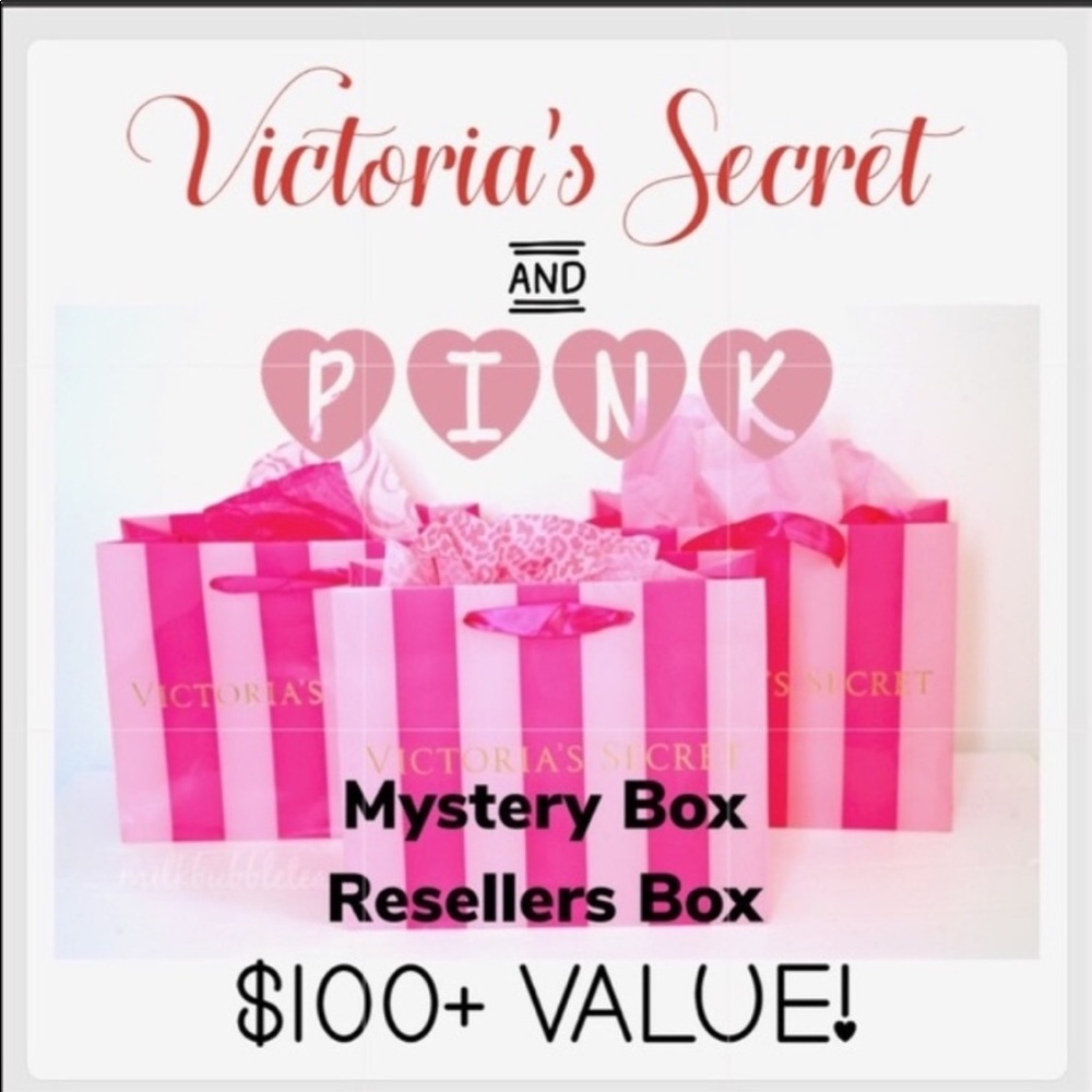 🌸$100+VS/PINK MYSTERY BOX!!🌸